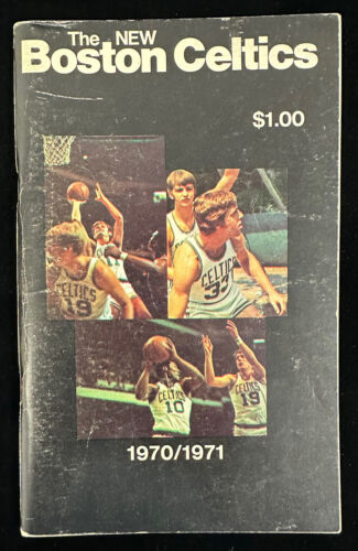 Original 1970-71 Boston Celtics NBA Basketball Yearbook / Media Guide