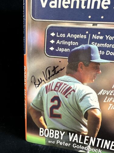 Bobby Valentine New York Mets SIGNED Hardcover Book w/ hologram