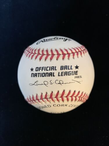 Bret Saberhagen Royals Mets SIGNED Official NL Coleman Baseball w/ hologram