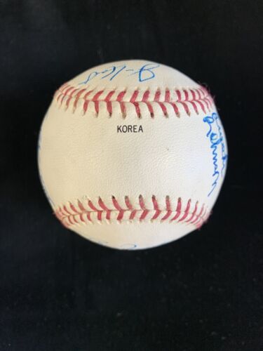 Vintage 1980s National Old Timers Classic Multi Signed Baseball 16 sigs w/ Kaat