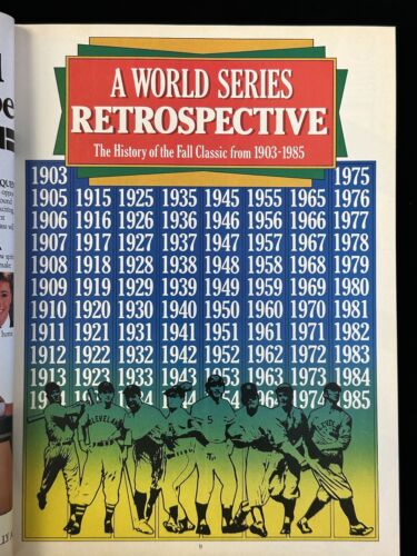 1986 New York Mets World Series Program vs Red Sox w/Mets Insert - Unscored - EX