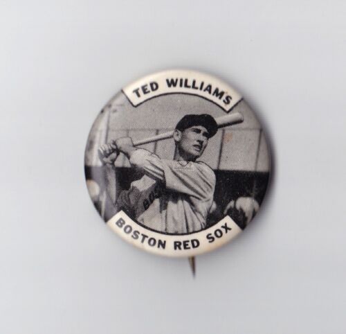 1950's Ted Williams Boston Red Sox 1 1/8 Inch Pin