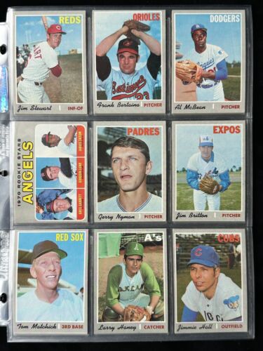 Lot of 59 Different 1970 Topps High Number Baseball Cards Overall EX-MT