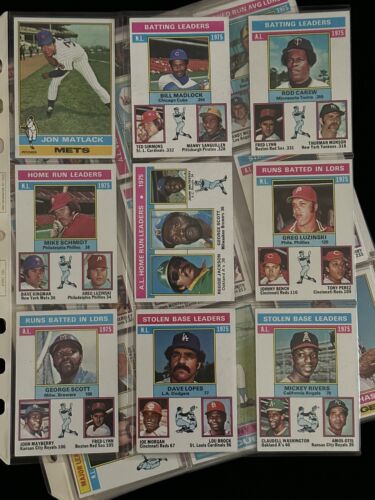 1976 Topps Baseball Complete Set of 660 NM w/ Aaron Munson Brett Yount Rose ++