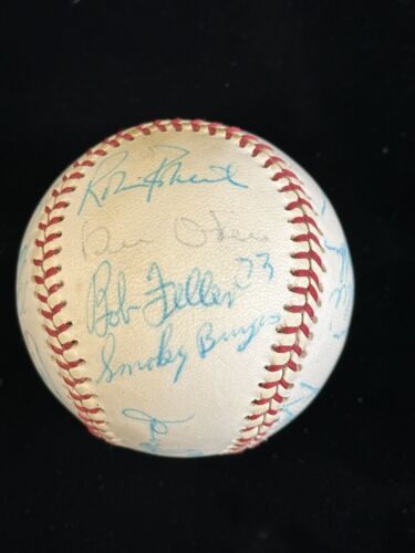 HOFers & Stars MULTI SIGNED Official NL Feeney Baseball 21 sigs w/ Musial & Fox