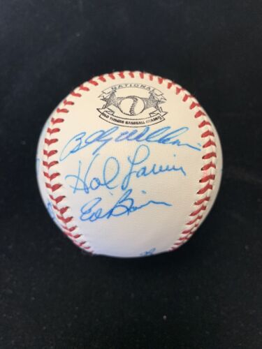 National Old Timers Classic SIGNED Baseball 14 sig w/ Mazeroski Roberts Allen NM