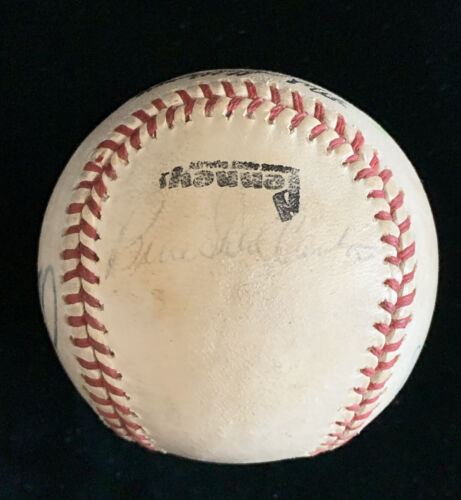 Late 1960s Bob Moose (died age 29) Pitt. Pirates SIGNED Baseball 4 total sigs