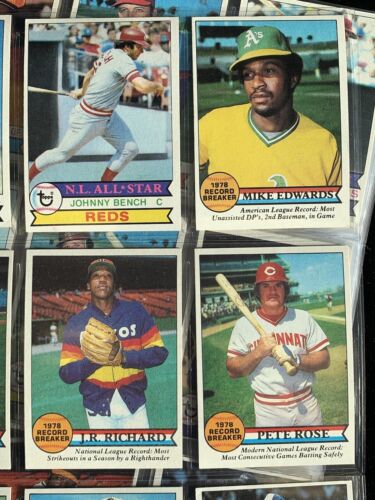 1979 Topps Baseball Complete Set of 726 - Overall EX-MT w/ Ozzie Ryan Munson