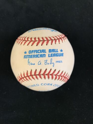 Buck Leonard Homestead Grays Single Signed AL Budig Baseball w/ Hologram