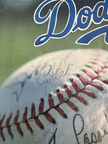 1980 LA Dodgers MULTI SIGNED Spring Training Baseball Program 5 sigs w/ hologram