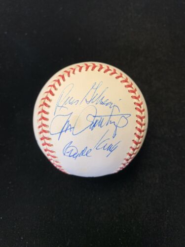 MLB Stars Multi Signed Official Major League Baseball 7 sigs w/ B&E Hologram