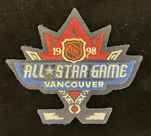 Original 1998 NHL Hockey All Star Game Vancouver Unused Uniform Patch