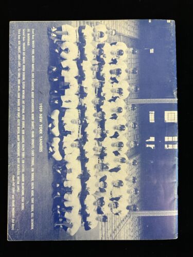 1960 New York Yankees Official Baseball Yearbook Revised Edition VG