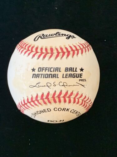 Bill Madlock Cubs Pirates Giants SIGNED Official NL Coleman Baseball w/ hologram