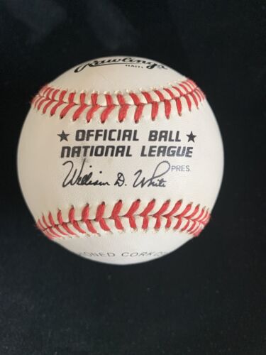 Bobby Thomson (deceased) New York Giants SIGNED Official NL Baseball w/ hologram