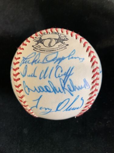 National Old Timers Classic MULTI SIGNED Baseball 16 sigs w/ Hunter Oliva Kaat