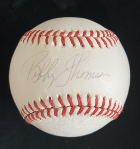 Bobby Thomson (deceased) New York Giants SIGNED Official NL Baseball w/ hologram