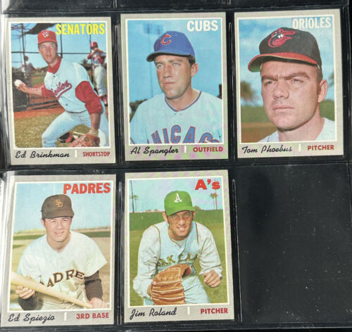 Lot of 59 Different 1970 Topps High Number Baseball Cards Overall EX-MT