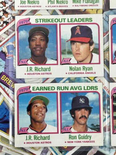 1980 Topps Baseball Complete Set of 726 - Overall EX/EM w/ Rickey Henderson