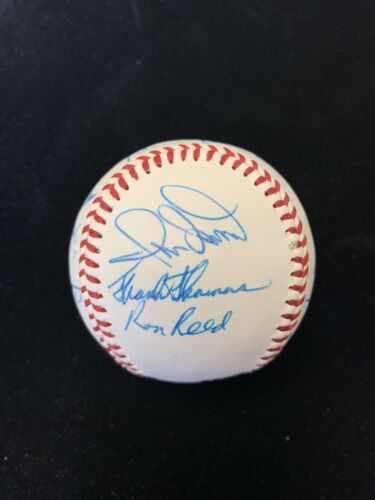 National Old Timers Classic SIGNED Baseball 14 sig w/ Mazeroski Roberts Allen NM