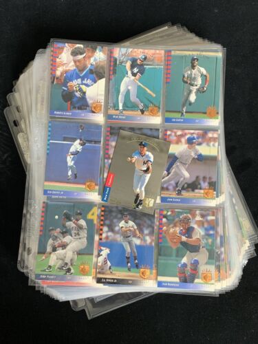 1993 Upper Deck SP Baseball Complete Set of 290 NM w/ Derek Jeter Rookie #279