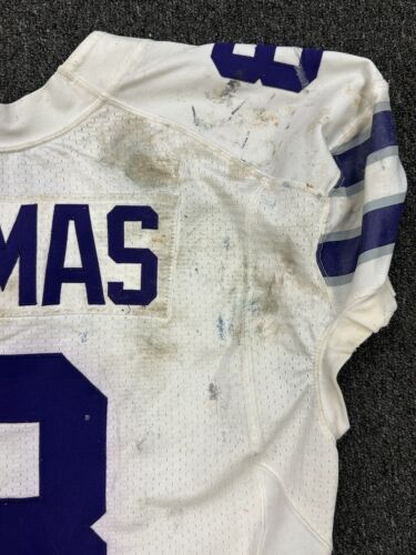 2010 Daniel Thomas Kansas St SIGNED GAME USED NCAA FB Jersey 1st Pinstripe Bowl