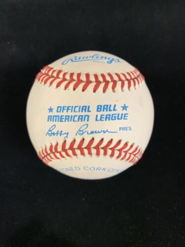 Harmon Killebrew Twins HOFer SIGNED Official AL Bobby Brown Baseball w/ hologram