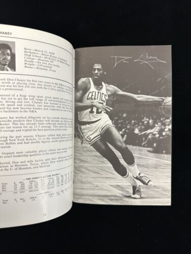 Original 1971-72 Boston Celtics NBA Basketball Yearbook / Media Guide