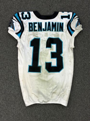 c 2012 Kelvin Benjamin Carolina Panthers GAME USED NFL Football Jersey #13 USE!