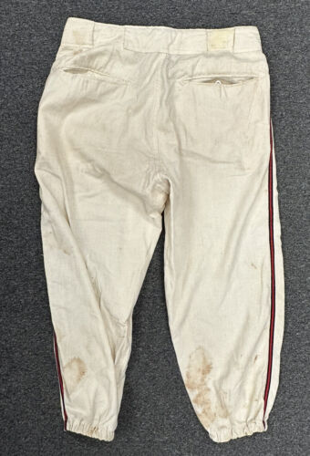 1969 Bill Rigney California Angels GAME USED Home Manager Flannel Baseball Pants