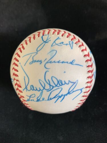 National Old Timers Classic MULTI SIGNED Baseball 16 sigs w/ Hunter Oliva Kaat