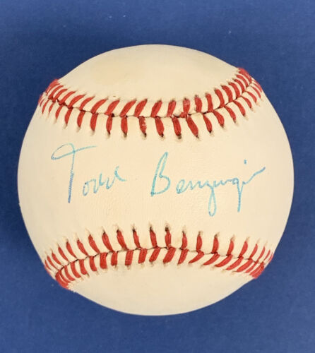 Todd Benzinger Reds Red Sox SIGNED Official AL B. Brown Baseball w/hologram