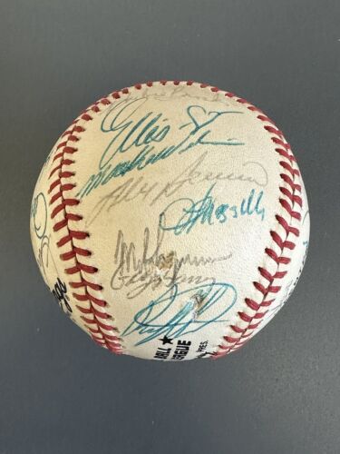 1981 New York Mets TEAM SIGNED Official NL Baseball 28 sig w/ Gibson Torre Staub