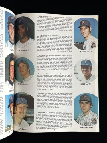 1973 New York Mets World Series Program vs Oakland A’s - NM Unscored