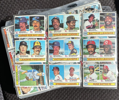 1979 Topps Baseball Complete Set of 726 EX/NM w/ Ozzie Ryan Munson Rose Bench ++