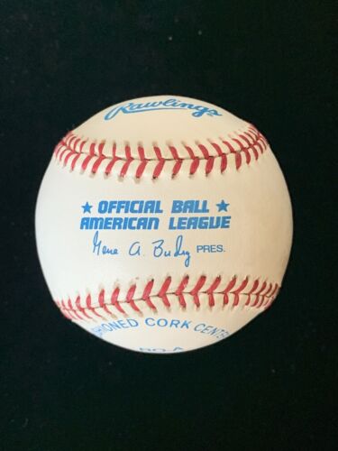 Ray Boone Detroit Tigers SIGNED Official AL Budig Baseball w/ hologram