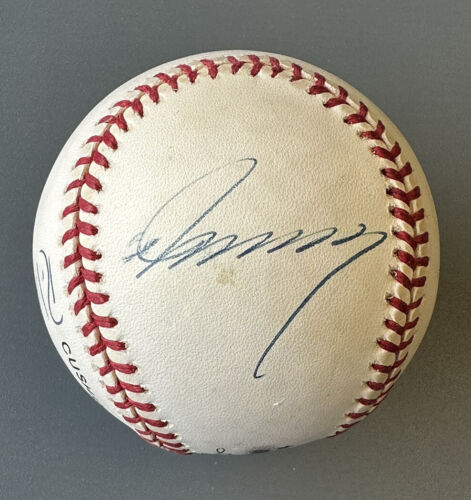 LA Dodgers ROY MULTI SIGNED Official NL Baseball w/ Nomo Piazza Mondesi Karros