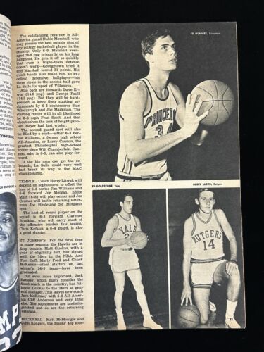 1967 Inside Basketball by SPORT Magazine Lew Alcindor / Wilt Chamberlain - EX