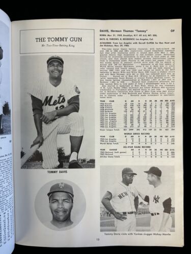 1967 New York Mets Official Yearbook Second Revised Edition VG-EX+