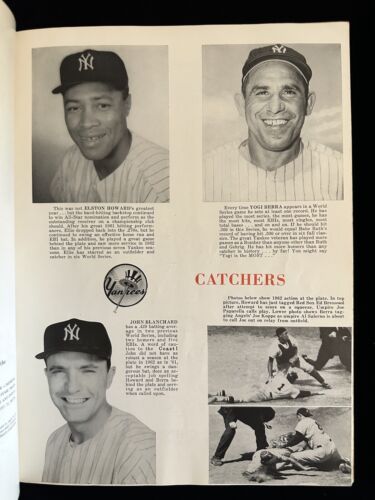 1962 New York Yankees World Series Program vs San Francisco Giants VG-EX