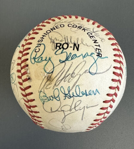 1981 New York Mets TEAM SIGNED Official NL Baseball 28 sig w/ Gibson Torre Staub