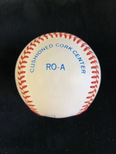 Ellis Burks Boston Red Sox SIGNED Official AL Bobby Brown Baseball w/ hologram