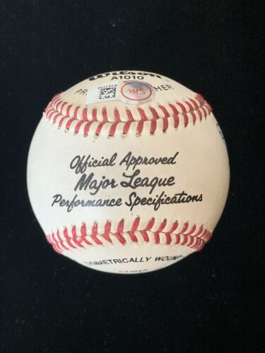 HOFers & Stars MULTI SIGNED Baseball 8 sigs Larsen Rizzuto Thomson w/ hologram