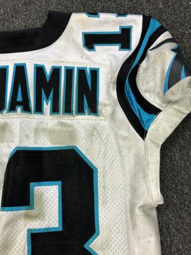 c 2012 Kelvin Benjamin Carolina Panthers GAME USED NFL Football Jersey #13 USE!