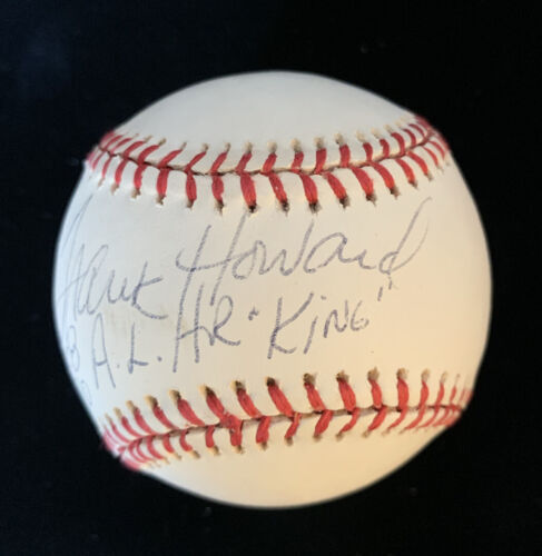 Frank Howard 1968 1970 AL HR King SIGNED Official AL Budig Baseball w/ hologram