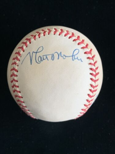 Matt Nokes Tigers Yankees SIGNED Official AL Bobby Brown Baseball w/ hologram