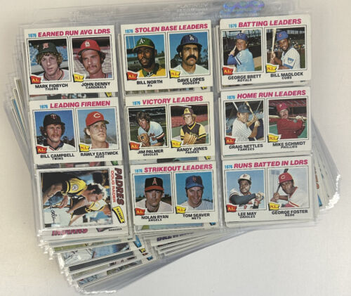 1977 Topps Baseball Complete Set of 660 EX to NM w/ Munson Brett Dawson Rose ++