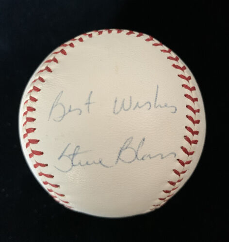 Steve Blass Pitt. Pirates VINTAGE SIGNED Official Spalding Baseball w/ hologram