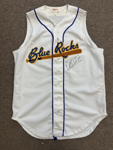 Circa 2000 Wilmington Blue Rocks ( KC Royals ) Game Used Jersey #19 Autographed