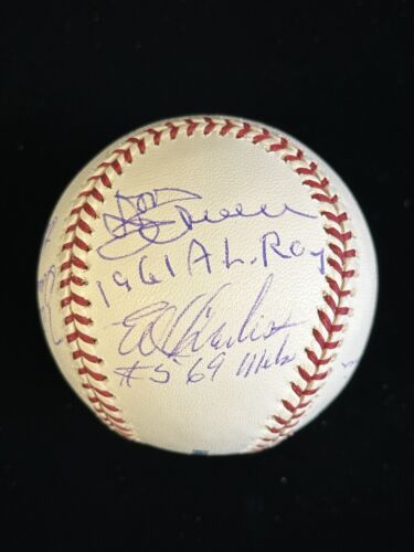 1960’s MLB Stars MULTI SIGNED Official MLB Baseball 8 sigs w/ Dark Northrup ++